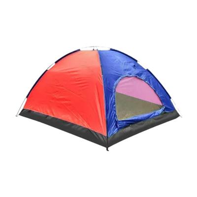 CARPA IGLU 200X200X135 4 PERSONAS COLOR GRIS AZUL Y ROJO