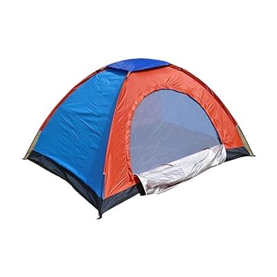 CARPA IGLU 200X200X135 4 PERSONAS COLOR GRIS NARANJA Y AZUL