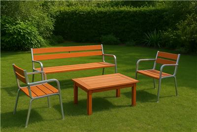 JUEGO DE JARDIN BRUSELAS DE 3 BANCOS