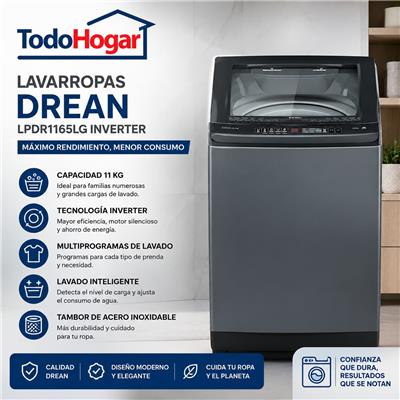 LAVARROPA AUTOMATICO DREAN 11KGS