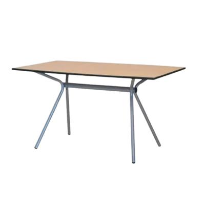 MESA DE COMEDOR CAÑO MIRAGE 140 TAPA DE MELAMINA