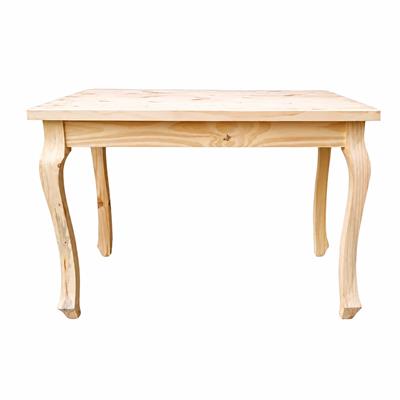 MESA DE COMEDOR PROVENZAL DE PINO 100X80