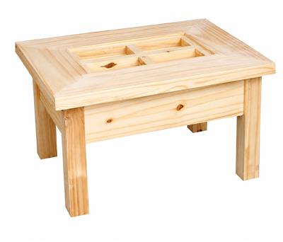 MESA RATONA DE PINO CEREALERA 80X60X40 CM