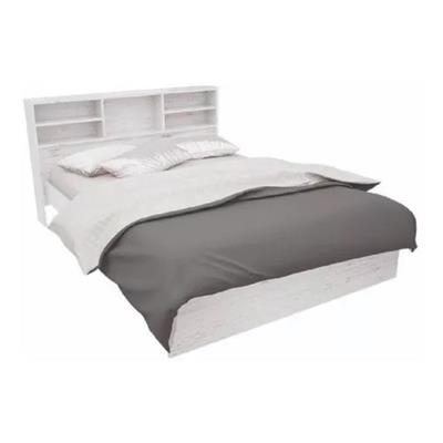 CAMA DE MELAMINA CON REPISA VENECIA ORLANDI MO.104