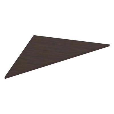 ESQUINERO DE MELAMINA 59 x 75 x 59 WENGUE ORLANDI MO.1243