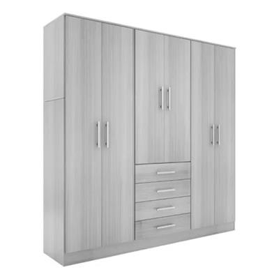 PLACARD DE MELAMINA DOS CUERPOS SEPARADOS LINEA PREMIUN PUERTAS BATIENTES 205 X 204 X 53 JACARANDA O