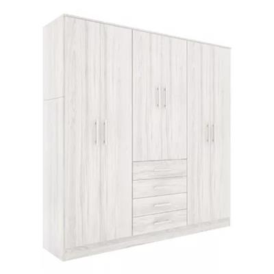 PLACARD DE MELAMINA DOS CUERPOS SEPARADOS LINEA PREMIUN PUERTAS BATIENTES 205 X 204 X 53 ABEDUL ORLA
