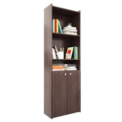 BIBLIOTECA DE MELAMINA 61 x 190 x 31 WENGUE ORLANDI MO.1423
