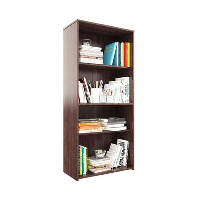 BIBLIOTECA DE MELAMINA 61 x 190 x 29 WENGUE ORLANDI MO.1433