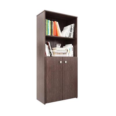 BIBLIOTECA DE MELAMINA 61 x 190 x 31 WENGUE ORLANDI MO.1453