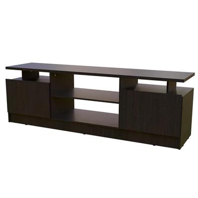RACK DE TV DE MELAMINA PREMIUN 182 X 59 X 46 WENGUE ORLANDI MO.1620