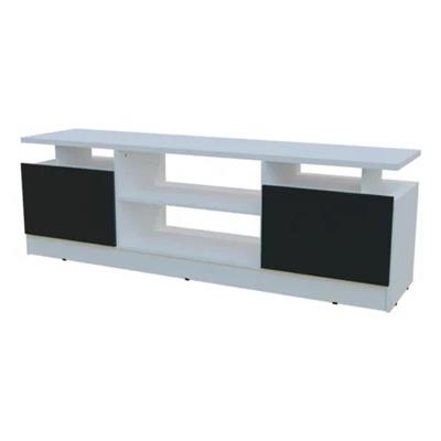 RACK DE TV DE MELAMINA PREMIUN 182 X 59 X 46 BLANCO/GRAFFITO ORLANDI MO.1623
