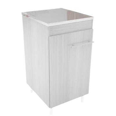 BAJO MESADA DE MELAMINA 40 X 80 X 47 BLANCO ORLAND