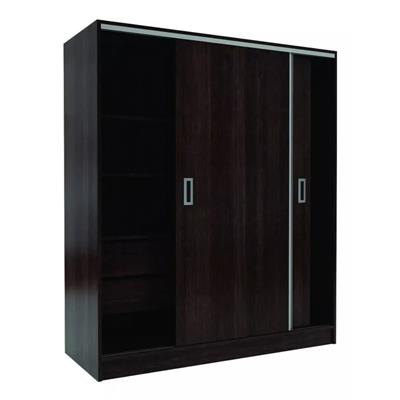 PLACARD DE MELAMINA PUERTA CORREDIZA 181 X 222 X 60 WENGUE ORLANDI MO.3100