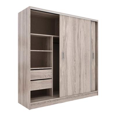 PLACARD DE MELAMINA CORREDIZO 2PTAS 138X184X53,5 ROPERO SUAVE VENECIA MO.3161 ORLANDI