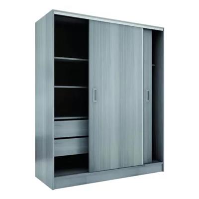 PLACARD DE MELAMINA DE PUERTAS CORREDIZAS LINEA SUAVE 138 X 184 X 53 ORLANDI JACARANDA MO.3162