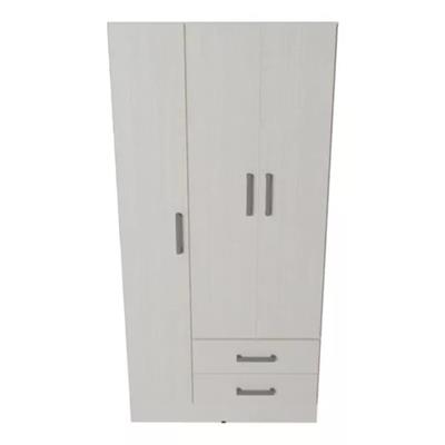 PLACARD DE MELAMINA 3PTAS BATIENTES ROPERO BAHIA BLANCO MO.3332 ORLANDI