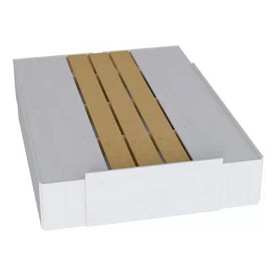 CAMA BOX REGULABLE DE MELAMINA LINEA PREMIUM 208-148 X 40 X 208 VEN ORLANDI MO.572
