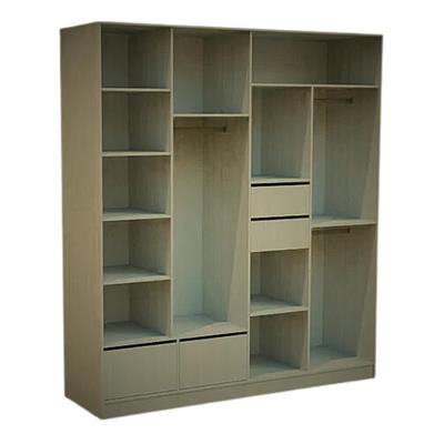 VESTIDOR DE MELAMINA PREMIUM 200CM X 227CM X 58CM WENGUE ORLANDI MO.580