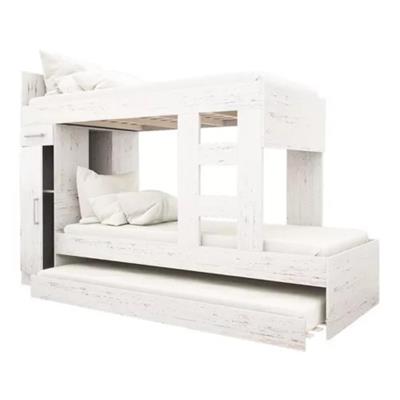 CAMA CUCHETA TRIPLE DE MELAMINA 90 X 231 X 155 VENECIA ORLANDI MO.601