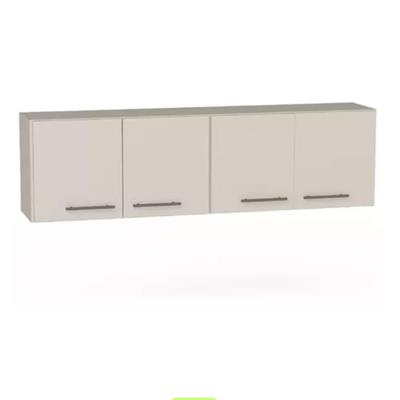 ALACENA DE MELAMINA 4 PUERTAS 140 X 62 X 30 BLANCO ORLANDI MO.616