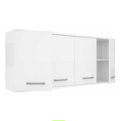 ALACENA DE MELAMINA 4 PUERTAS 120 X 62 X 30 BLANCO ORLANDI MO.617