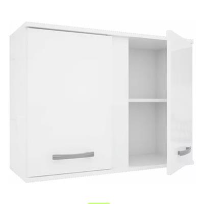 ALACENA DE MELAMINA 2 PUERTAS 80 X 62 X 30 BLANCO ORLANDI MO.618