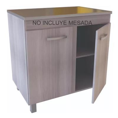 BAJO MESADA DE MELAMINA 2 PUERTAS 80 X 82 X 54 JACARANDA ORLANDI MO.623