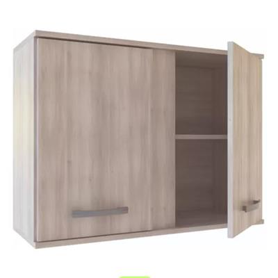 ALACENA DE MELAMINA 2 PUERTAS 80 X 62 X 30 ABEDUL ORLANDI MO.638