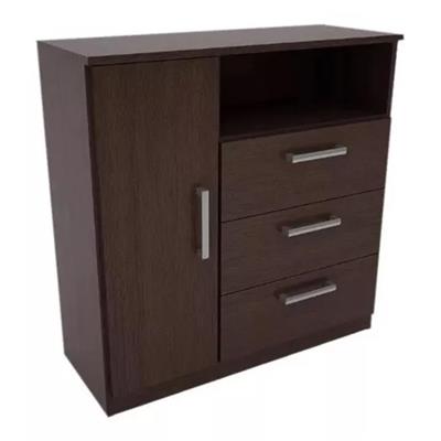 COMODA DE MELAMINA 90 X 91 X 37 WENGUE ORLANDI MO.91