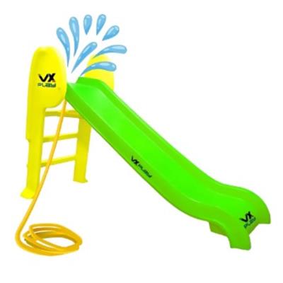 TOBOGAN INFANTIL DE AGUA 3 ESCALONES COLOR VERDE Y AMARILLO