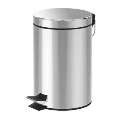 CESTO DE BASURA DE ACERO INOXIDABLE 12LTS