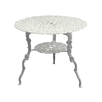 MESA FUNDICION DE ALUMINIO PALEGRE TU Y YO COLOR:BLANCO