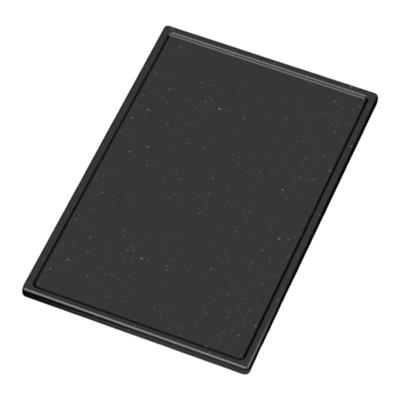 MESADA 40X60 NEGRA SIN ZOCALO PAÑO CIEGO SIN BACHA