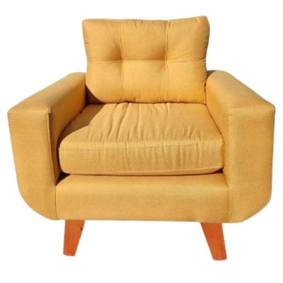 sillon 1 cuerpo amarillo