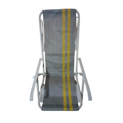 REPOSERA CAÑO 7/8 PLAYERA., GRIS CON 2LINEAS AMARILLAS