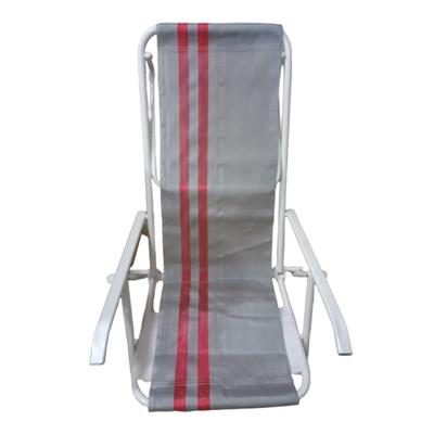 REPOSERA CAÑO 7/8 PLAYERA., GRIS CON 2LINEAS ROJAS