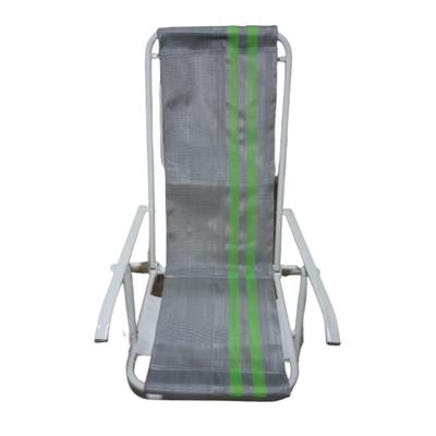 REPOSERA CAÑO 7/8 PLAYERA., GRIS CON 2LIEAS VERDES CLARA