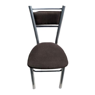 SILLA DE COMEDOR DE CAÑO SARA COLOR CHENIL CHOCOLATE