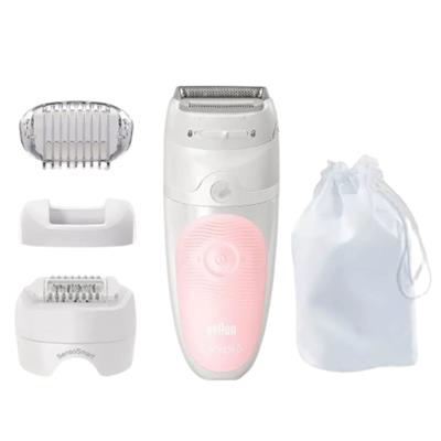 DEPILADORA BRAUN SILK-EPIL SERIE 5 W&D COTTON SHAVE TRIM & EPILATE GENTRLE PERFECT FORT BEGINNERS 